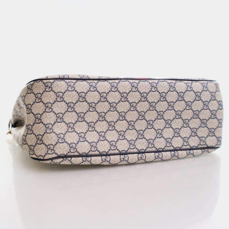 Pre Owned Gucci Sherry Medium GG Supreme Canvas Shoulder Bag