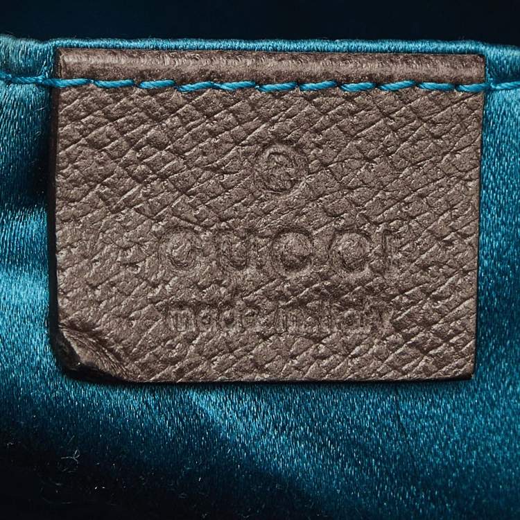 Pre Owned Gucci Beige/Brown GG Supreme Canvas Small Web Ophidia Shoulder Bag