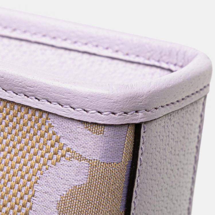 Gucci Beige/Purple Mini Jumbo GG Canvas Interlocking G Satchel