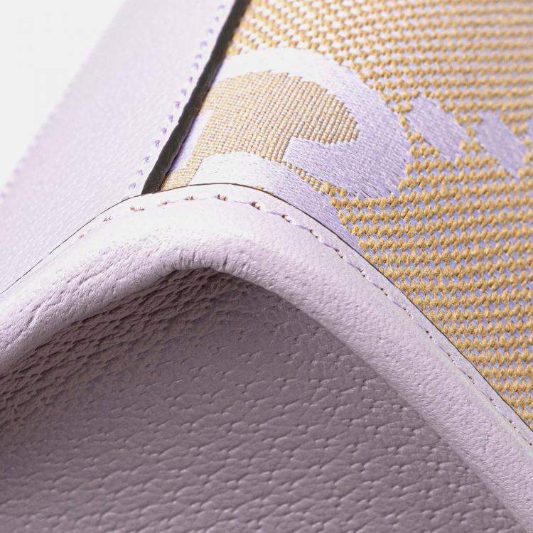 Gucci Beige/Purple Mini Jumbo GG Canvas Interlocking G Satchel