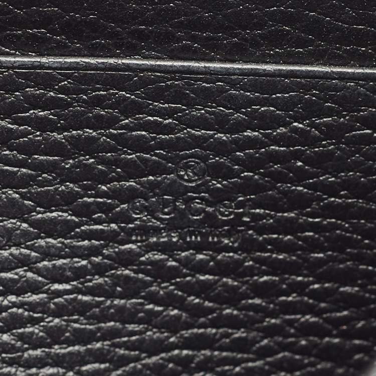 Pre Owned  Gucci Black Leather Dionysus Wallet On Chain