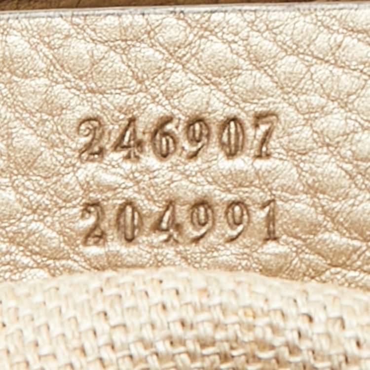 مملوكة مسبقًا Gucci Beige Diamante Canvas Medium New Jackie Hobo