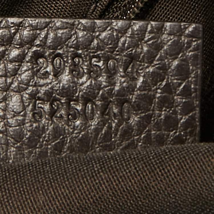 Pre Owned Gucci Beige/Brown GG Crystal Canvas and Leather Princy Boston Bag
