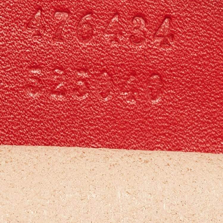 Pre Owned Gucci Red Matelassé Leather Mini GG Marmont Belt Bag