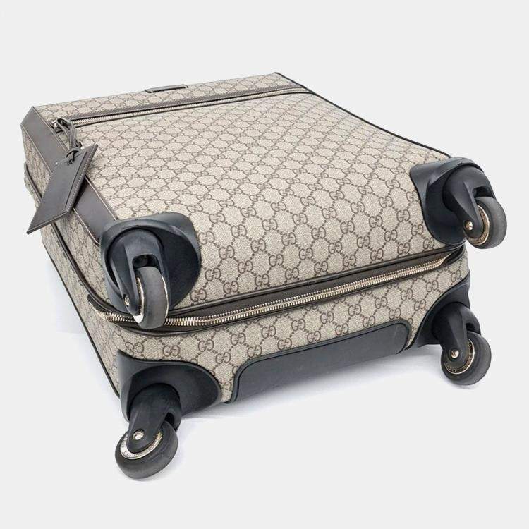 Pre Owned Gucci Beige PVC Carrier