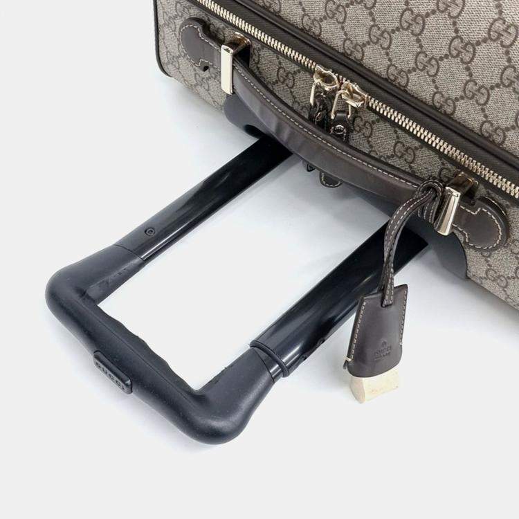Pre Owned Gucci Beige PVC Carrier