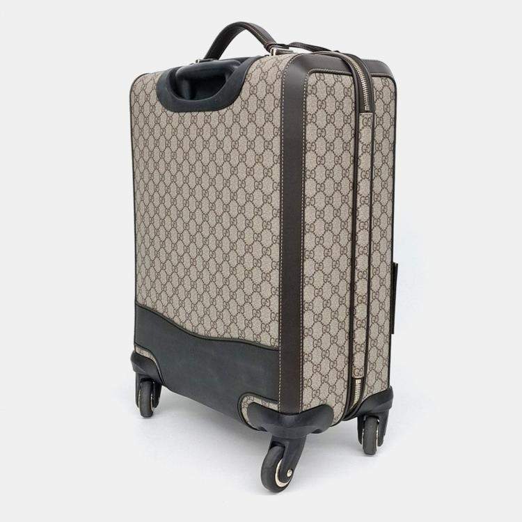 Pre Owned Gucci Beige PVC Carrier