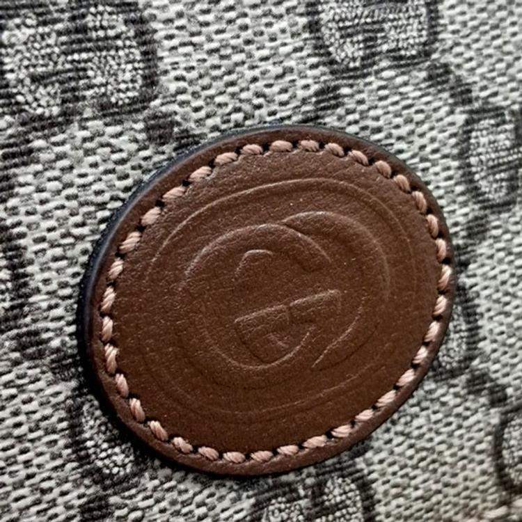 Pre Owned Gucci Beige PVC GG Supreme Large Trolley
