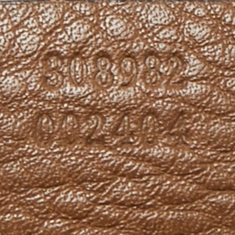 Pre Owned Gucci Brown Leather Medium Soho Chain Shoulder Bag