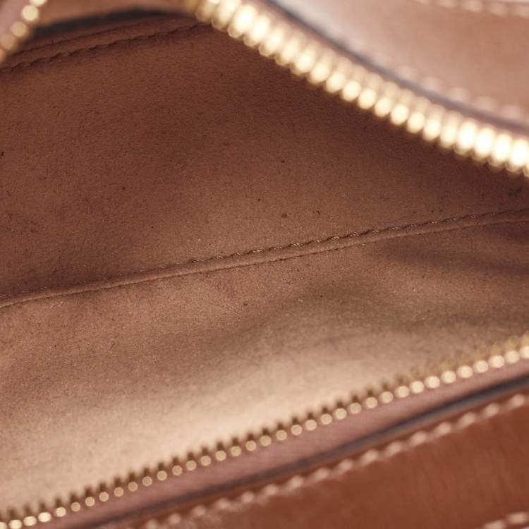 Pre Owned Gucci Beige/Ebony GG Supreme Canvas Mini Ophidia Shoulder Bag