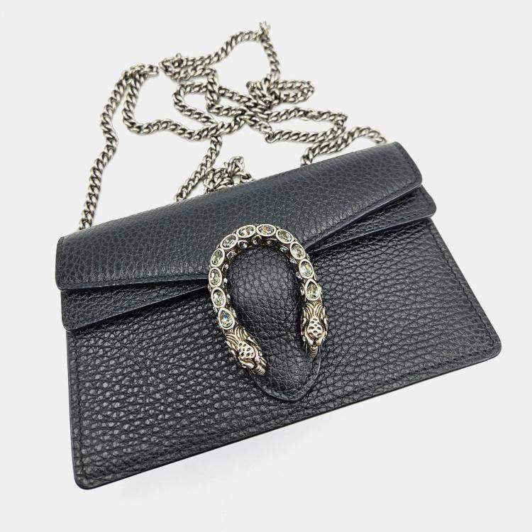 Pre Owned Gucci Super Mini Dionysus Chain Bag