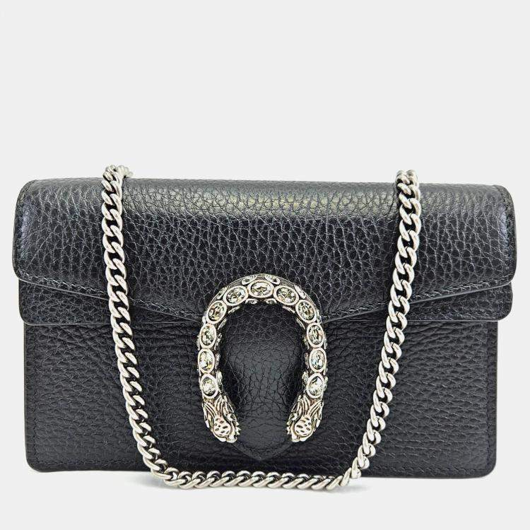 Pre Owned Gucci Super Mini Dionysus Chain Bag