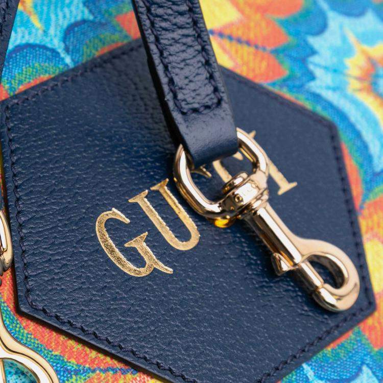 Pre Owned Gucci Blue GG Supreme Kaleidoscope Tote