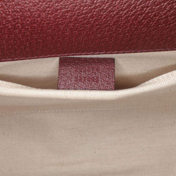مملوكة مسبقًا Gucci Red Mini GG Canvas Ophidia Web Duffle Bag