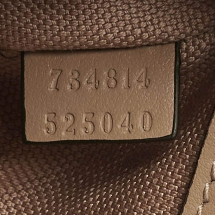 مملوكة مسبقًا Gucci Beige Matelassé Leather Small GG Marmont Shoulder Bag