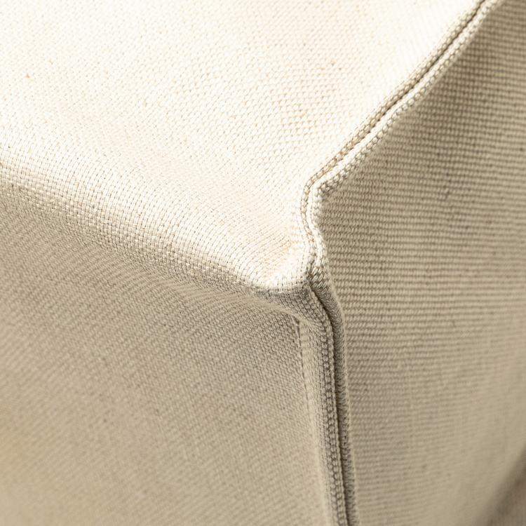 Pre Owned Gucci Brown White Large Canvas Logo Tote