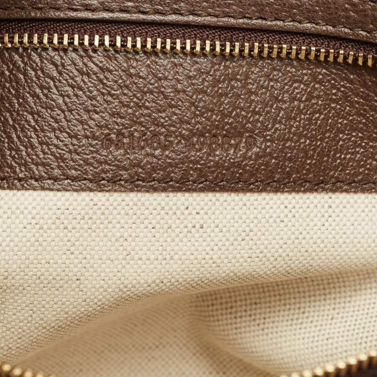 Pre Owned Gucci Beige/Brown Jumbo GG Canvas Medium Ophidia Tote