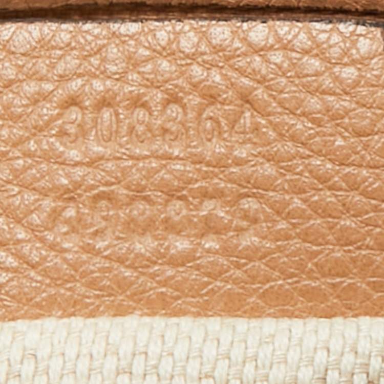 Pre Owned Gucci Brown Leather Small Soho Disco Shoulder Bag