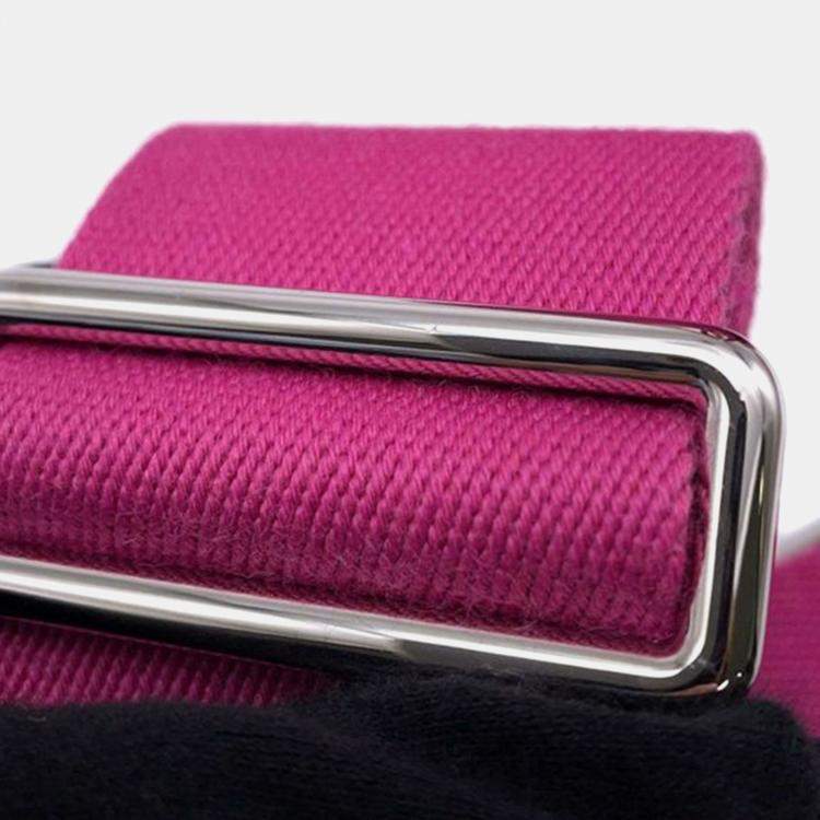 Pre Owned Gucci Pink Mini GG Matelasse Nylon Marmont Satchel