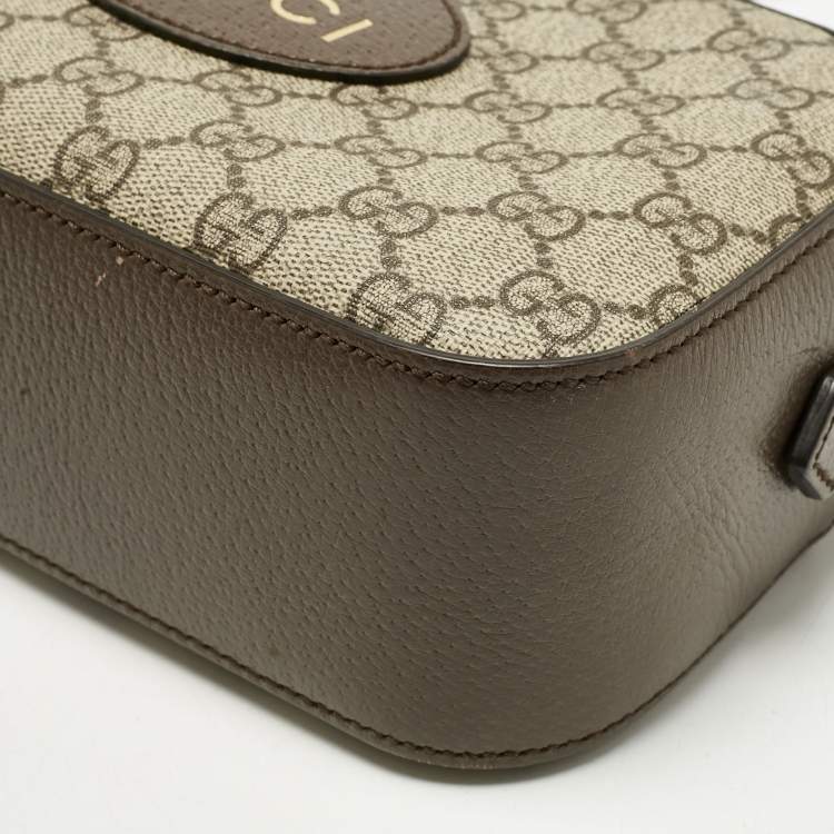 مملوكة مسبقًا Gucci Beige/Brown GG Supreme Canvas and Leather Neo Vintage Shoulder Bag