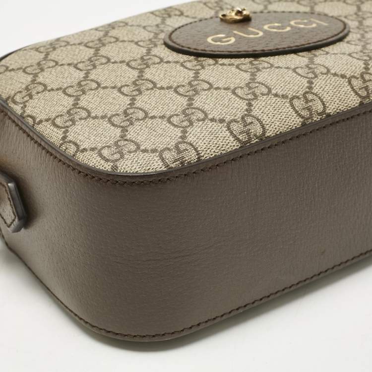 مملوكة مسبقًا Gucci Beige/Brown GG Supreme Canvas and Leather Neo Vintage Shoulder Bag