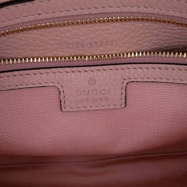 Pre Owned Gucci Blue Pink Limited Edition Small GG Embroidered Denim Floral Jackie 1961 Crossbody