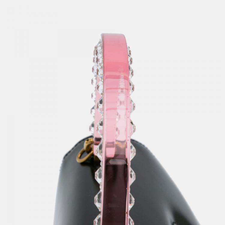 مملوكة مسبقًا Gucci Classic Top Handle Medium Limited Edition Calfskin Acrylic Bag