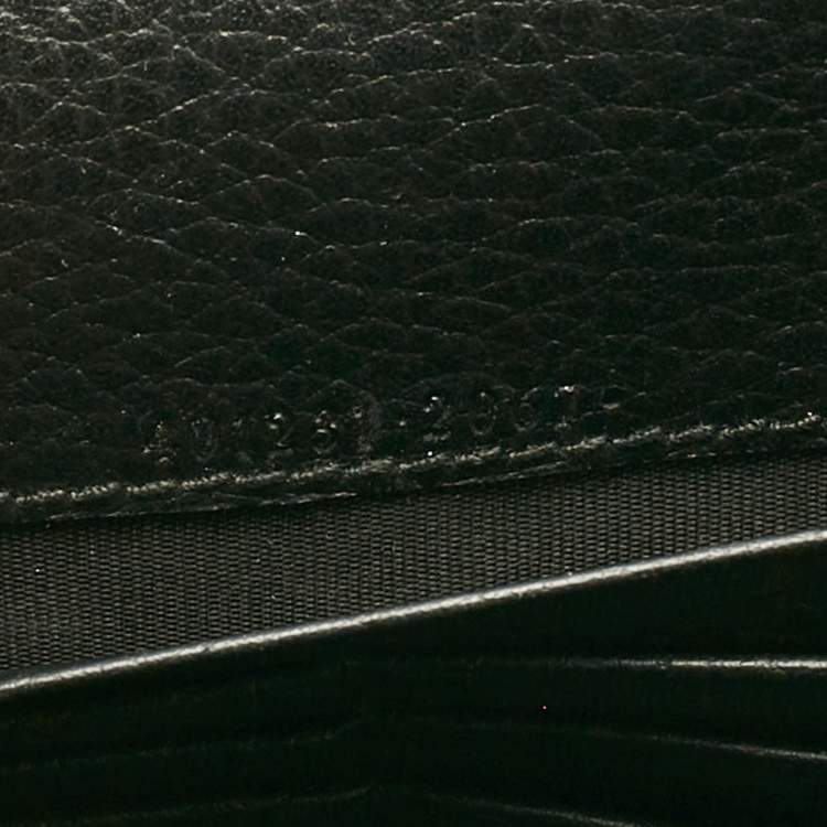 Pre Owned Gucci Black Leather Dionysus Wallet on Chain