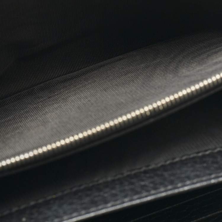 Pre Owned Gucci Black Leather Dionysus Wallet on Chain
