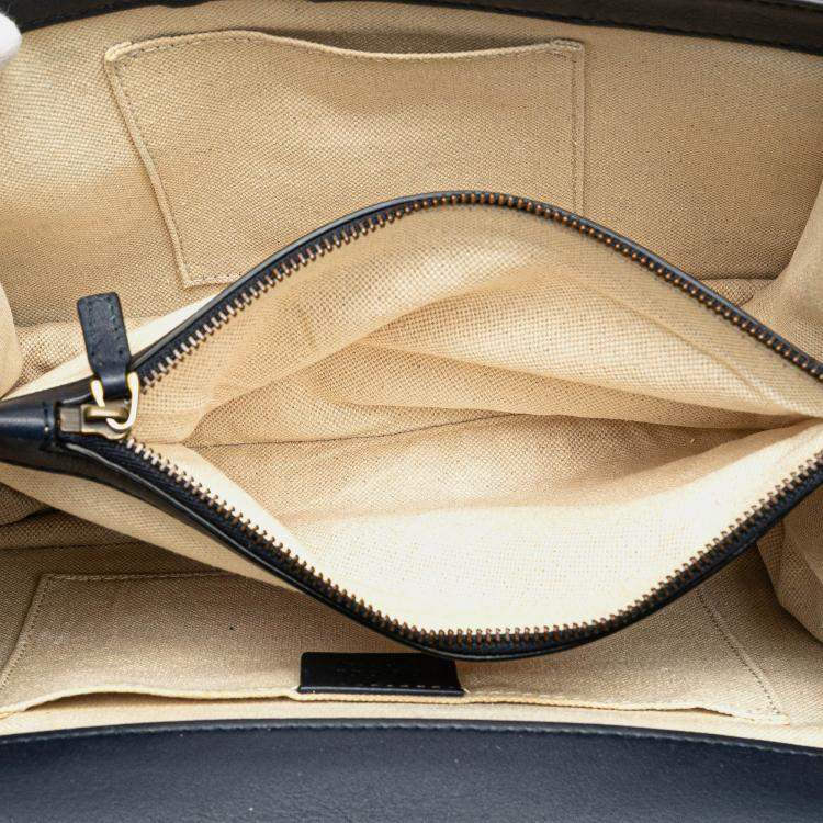 Pre Owned Gucci Multicolor Medium Leather Bamboo Dionysus Web Satchel