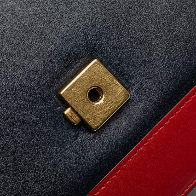 Pre Owned Gucci Multicolor Medium Leather Bamboo Dionysus Web Satchel