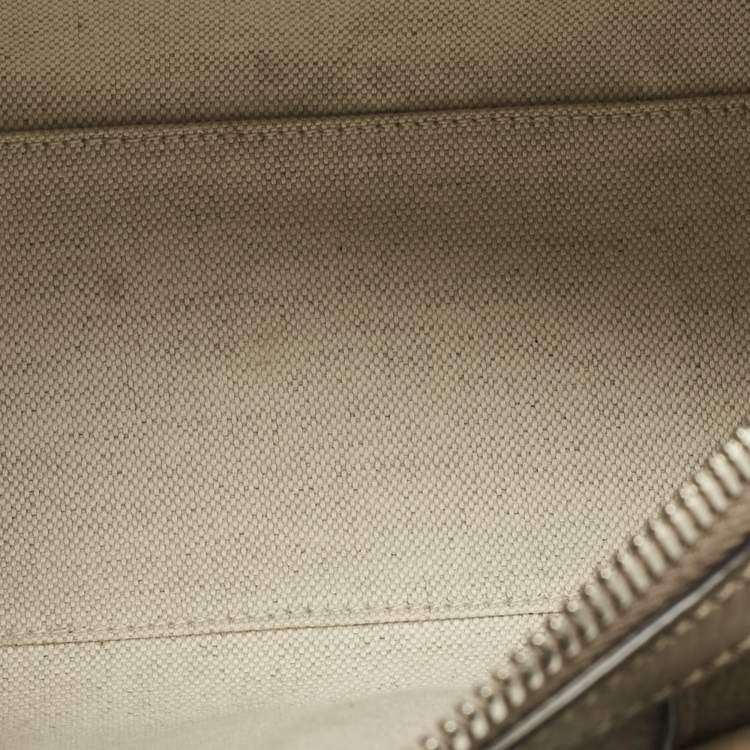 Pre Owned Gucci Beige Jumbo GG Leather Mini Duffel Bag