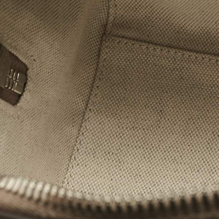 Pre Owned Gucci Beige Jumbo GG Leather Mini Duffel Bag