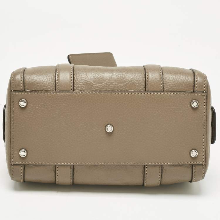 Pre Owned Gucci Beige Jumbo GG Leather Mini Duffel Bag