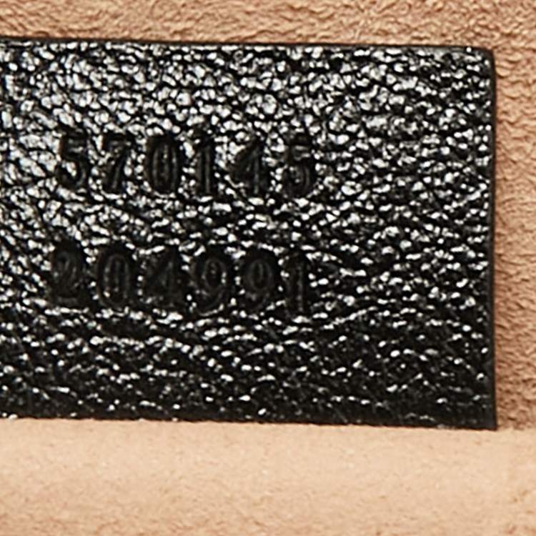 Pre Owned Gucci Black Leather Web Rajah Small Flap Shoulder Bag