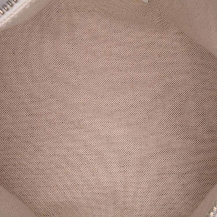 Pre Owned Gucci White Small Leather Blondie Shoulder Bag