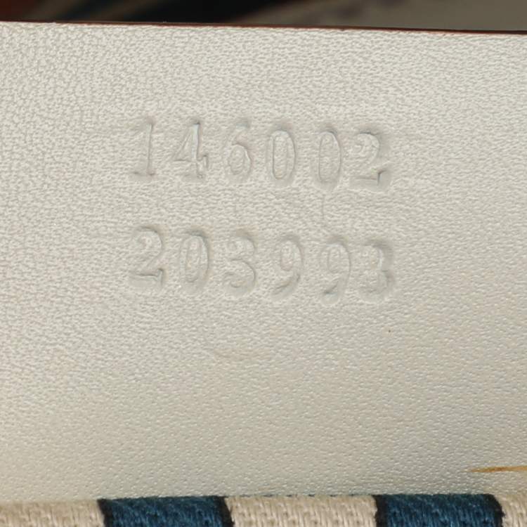 Pre Owned Gucci Off White Guccissima Leather Small Treasure Boston Bag