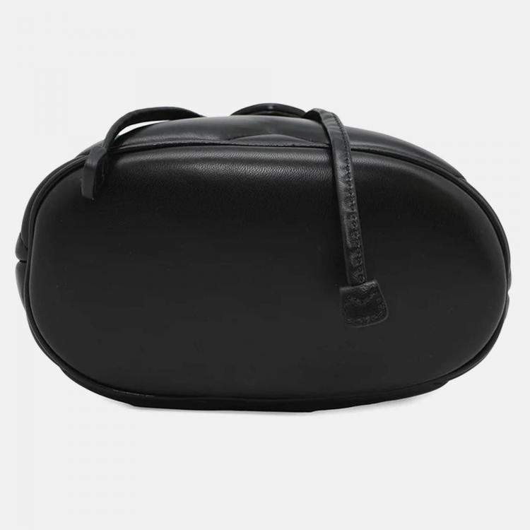 Pre Owned Gucci Gg Marmont Mini Backpack Black Leather