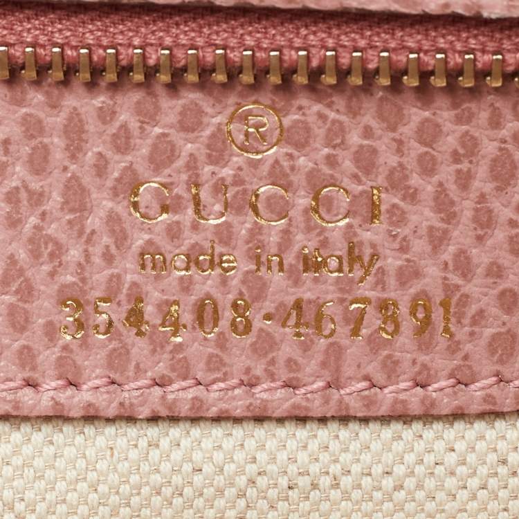 مملوكة مسبقًا Gucci Grey Leather Small Swing Tote