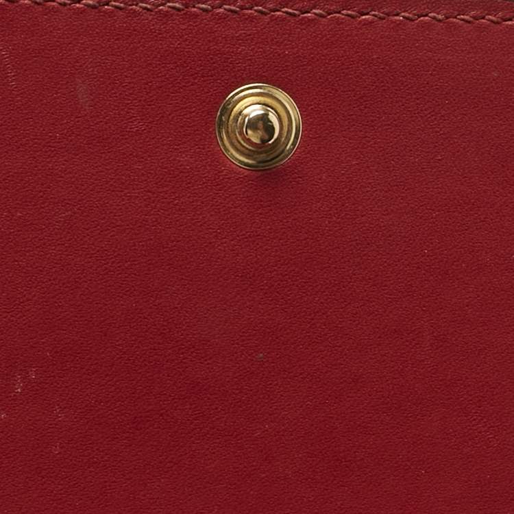 Pre Owned Gucci Beige/Blue Blooms GG Supreme Canvas Wallet On Chain