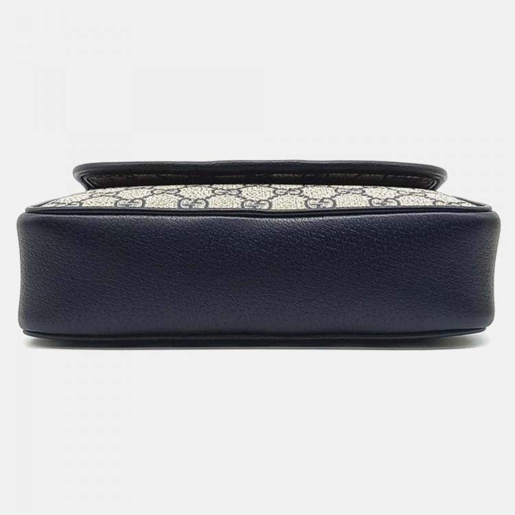 Pre Owned Gucci Multicolor Coated Canvas Ophidia Mini GG Shoulder Bag