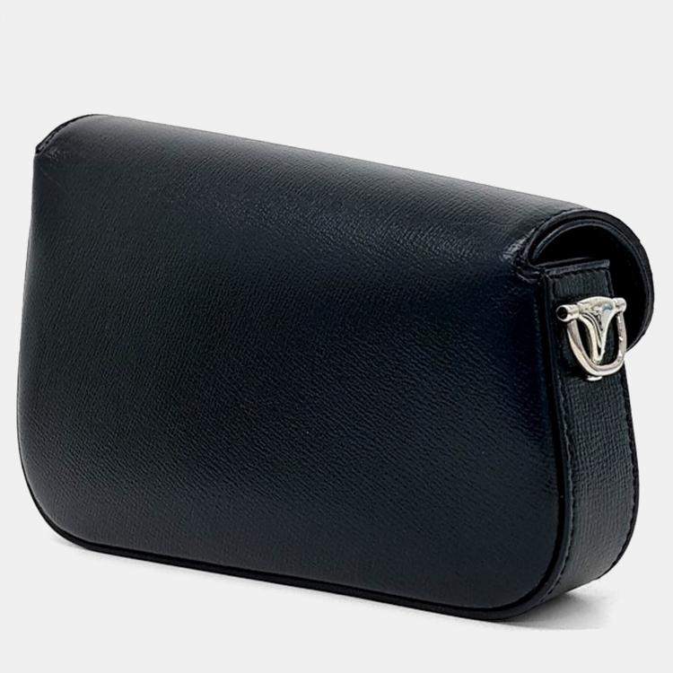 Pre Owned Gucci Black Leather Horsebit 1955 Shoulder Bag