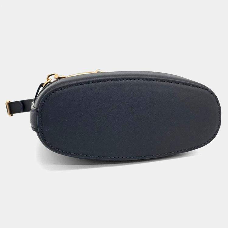 Pre Owned Gucci Black Leather 73 Small Bucket Bag