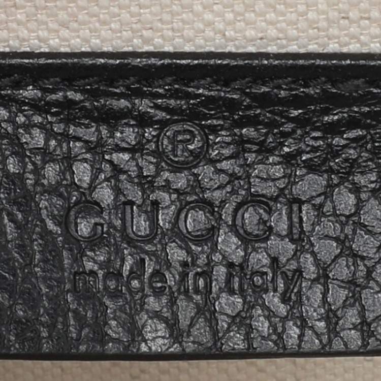 Pre Owned Gucci Black Leather Small Dionysus Shoulder Bag