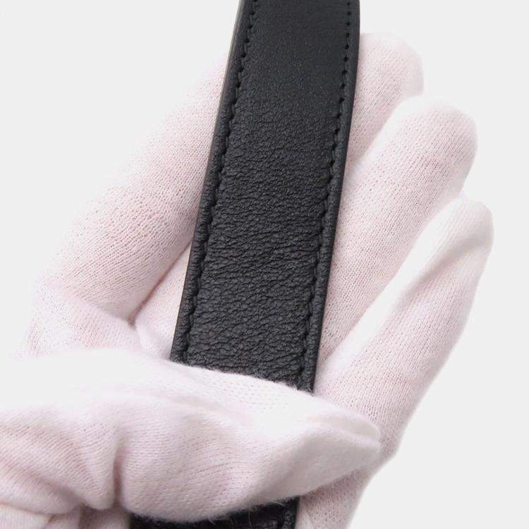 Pre Owned Gucci Blondie Small Black Leather Shoulder Bag