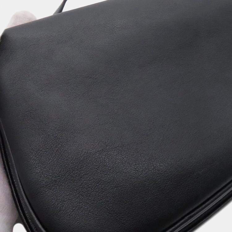Pre Owned Gucci Blondie Small Black Leather Shoulder Bag