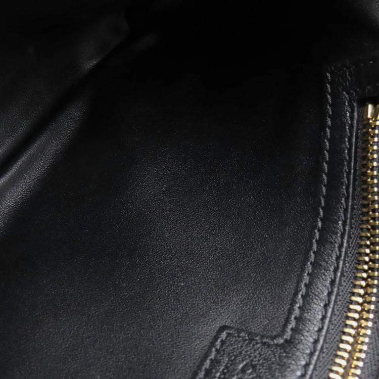 Pre Owned Gucci Blondie Small Black Leather Shoulder Bag