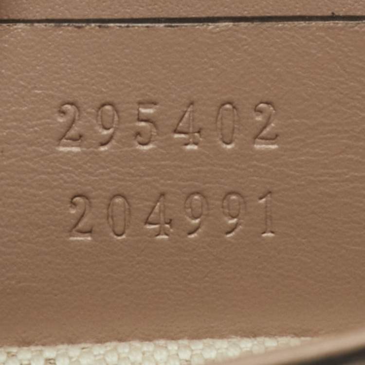 Pre Owned Gucci Beige/Pink GG Canvas and Leather Medium Emily Chain Shoulder Bag