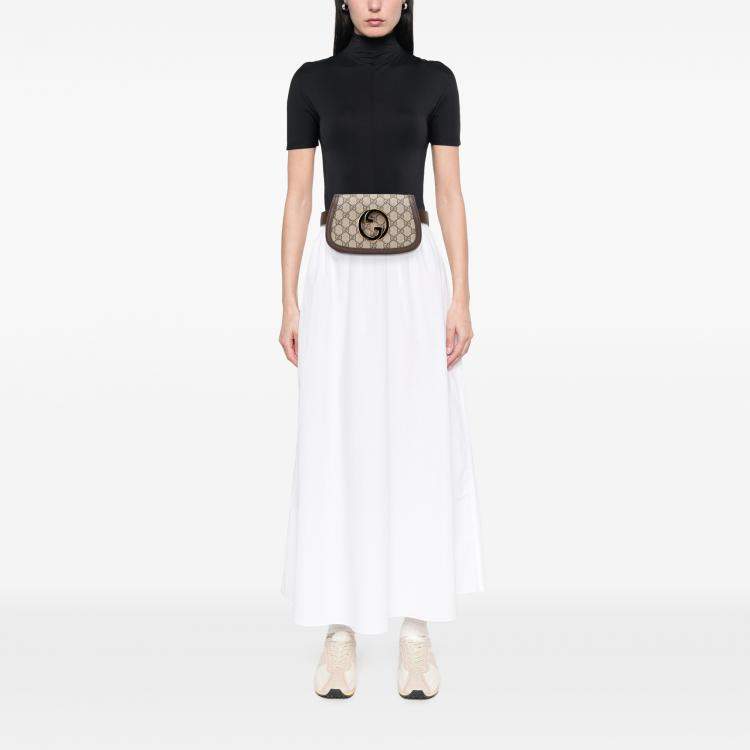 Pre Owned Gucci GG Supreme Blondie Belt Bag
