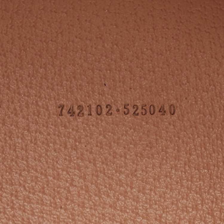 Pre Owned Gucci Pink GG Canvas Small Ophidia Tote
